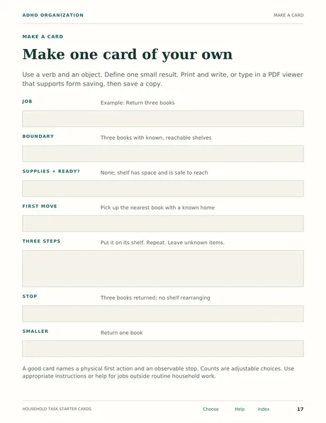 Make your own card